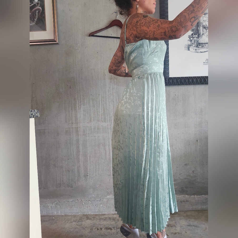 Lulu's Light Blue Pleated Dress Size XL